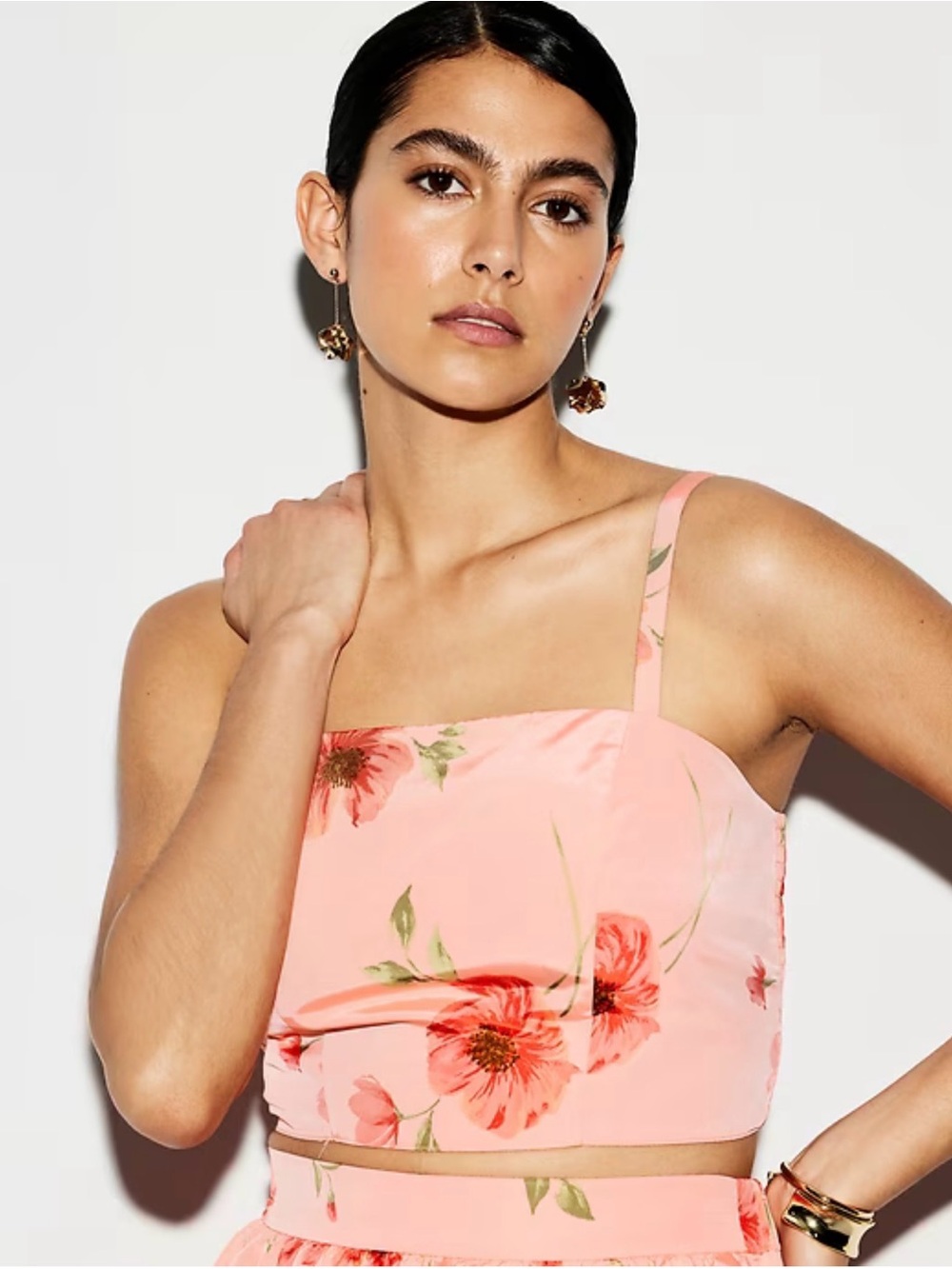 The Occasion by Old Navy Taffeta Cropped Tank Top nwt small